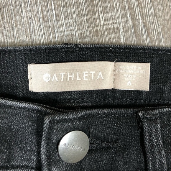 ATHLETA Women’s Skinny Zipper Ankle Jeans Size 6 - Picture 5 of 12